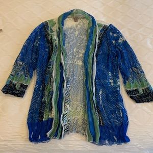 Beautiful cardigan from Chico’s, like new, Chico’s size 2 (large)